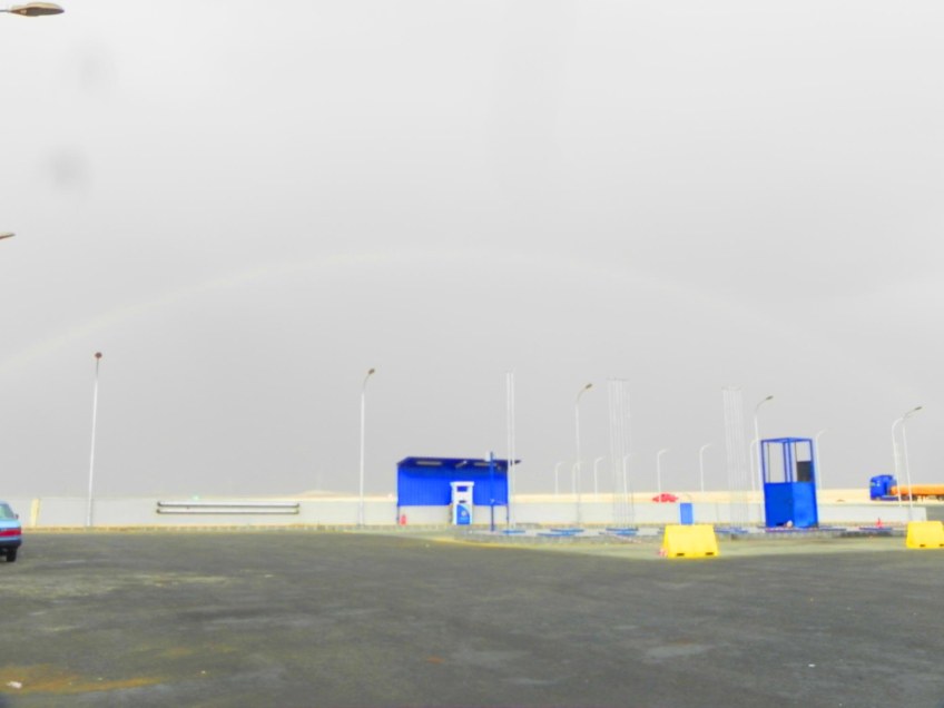 Wadi Rum WadiRum Jordan VisitJordan Camels Sand Bedouin Tea Camp Hike Mountain Blog TravelBlog rainbow gas station