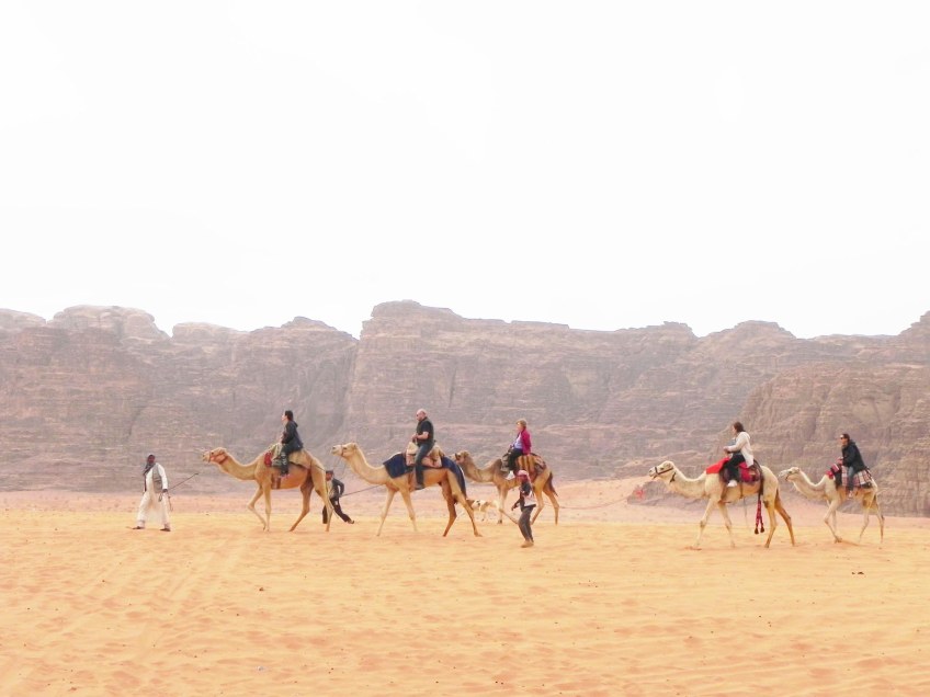 Wadi Rum WadiRum Jordan VisitJordan Camels Sand Bedouin Tea Camp Hike Mountain Blog TravelBlog