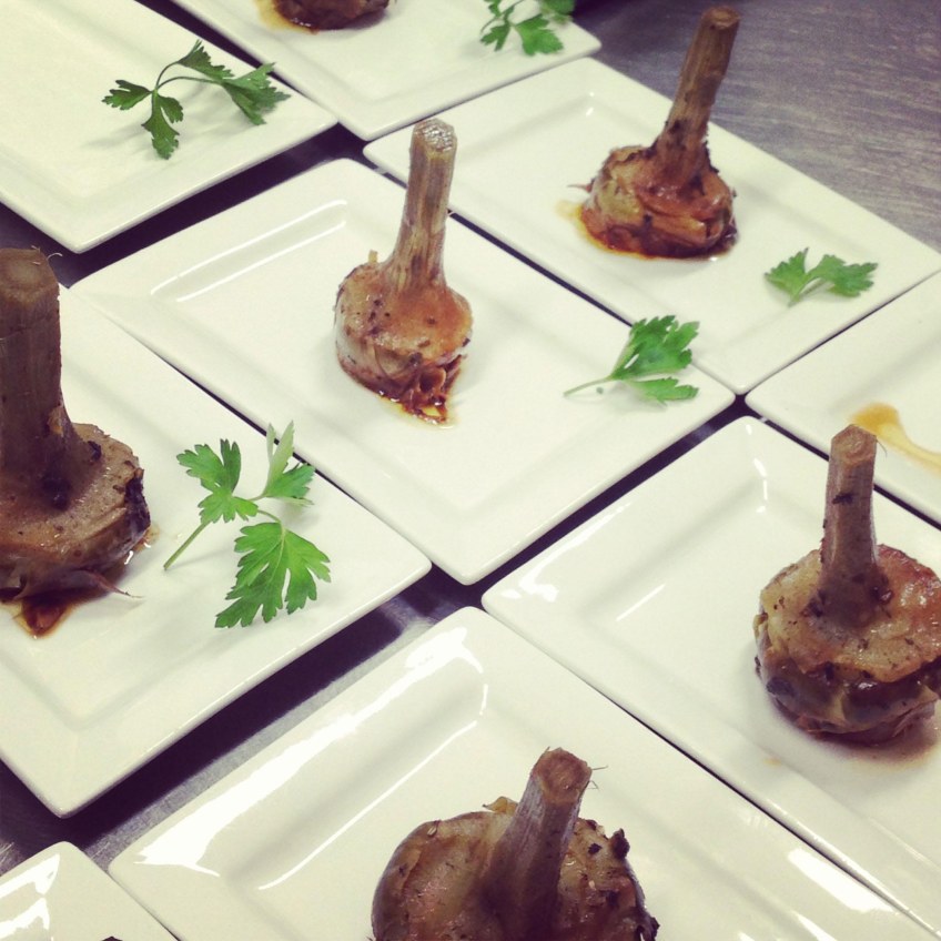 Artichoke appetizer that i learned how to cook in rome cooking class with chef andrea