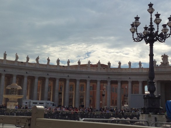 This is a photo that i took and i am in love with the art the creation of the vatican architecture 