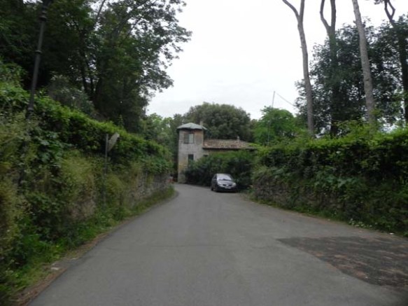 Entrance into the castles of Villa Borghese 