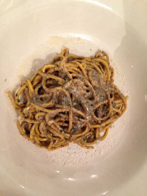 literally the best black truffle pasta in rome 