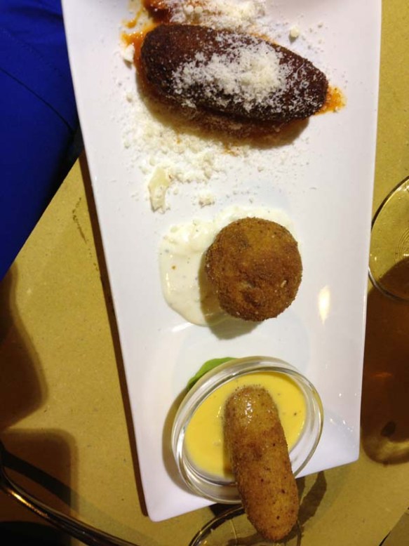 For the best three kind suppli in town try bir and fudd at trestevere rome 