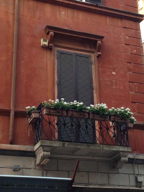 Cute Balcony at the spanish steps