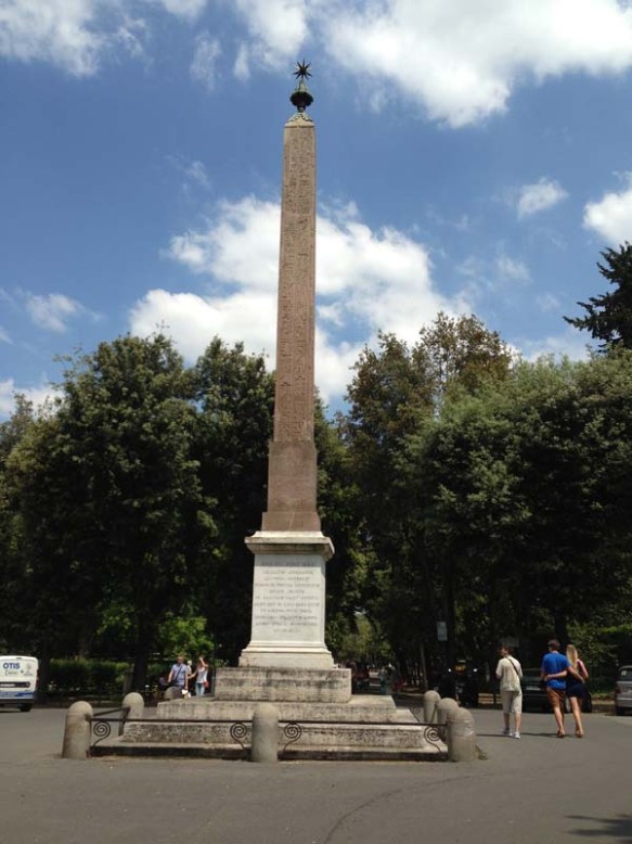Obilesk at Villa Borghese