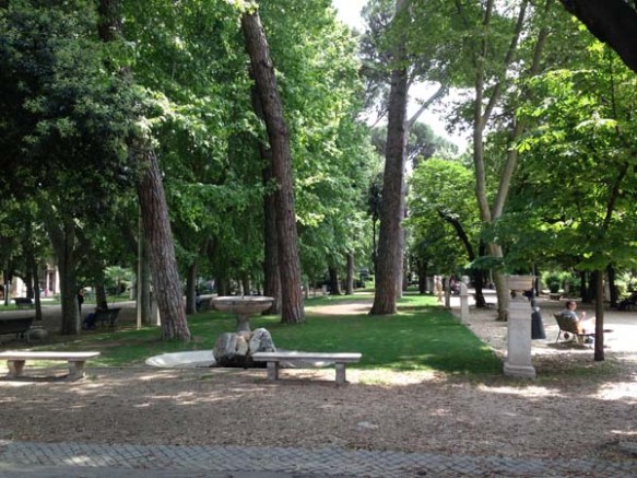 Park and gardens of Villa Borghese