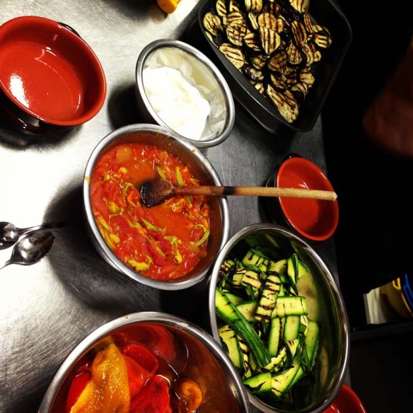 Ingredients ready to put together and make food for the soul 