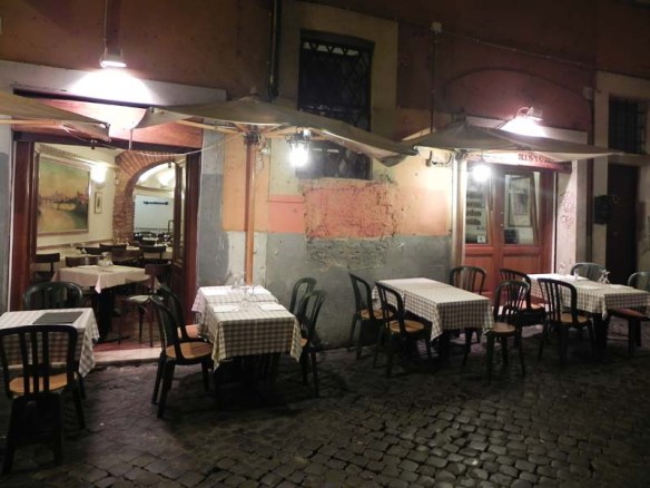 Have dinner when in Rome. 