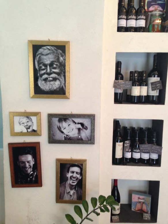 I loved the photographs and the theme inside the cutest baguette shop Gaudo