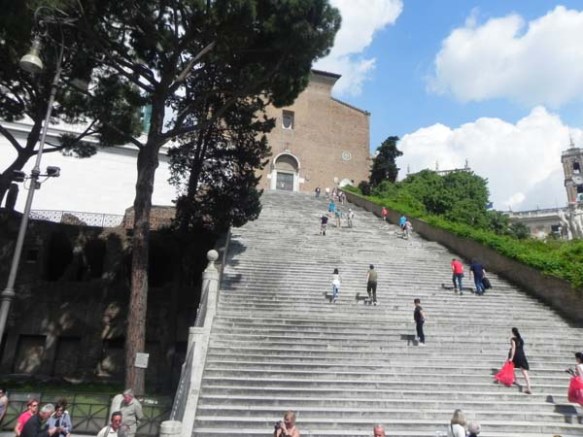 stair way to heaven rome italy Capitoline Hill
