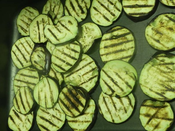 Grilled eggplants to create Cavatelli with Norma