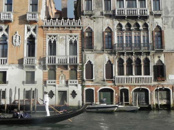 Architecture in venice is breathtaking specially with the beautiful cute little windows and decorations art is in everything 