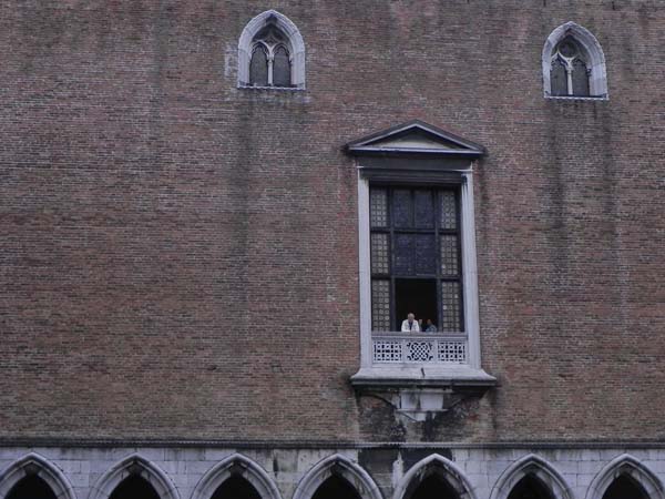 Architecture in venice is breathtaking specially with the beautiful cute little windows and decorations art is in everything an old woman or man by the window
