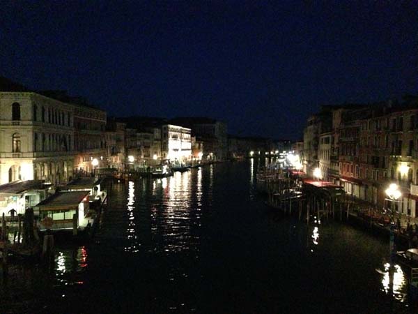 venezia during the night time night lights