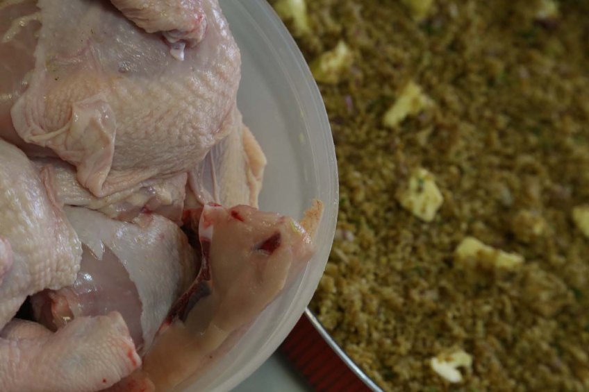 Making Freekeh Middle Eatern Arabian Cuisine raw