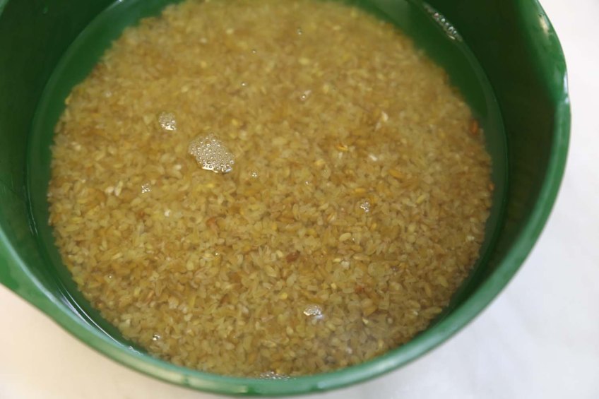 Making Freekeh Middle Eatern Arabian Cuisine raw