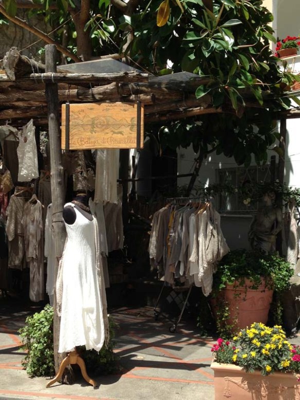 Positano Amalfi Coast Italy Shopping