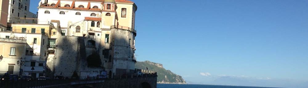 Amalfi City at Hypnotic Amalfi Coast drive in Italy