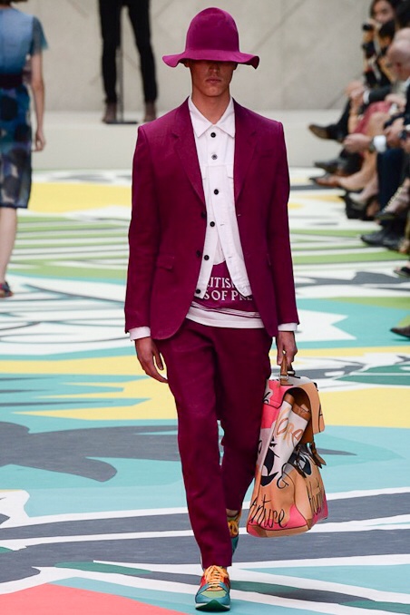 Burgundy Pants spring summer 2015