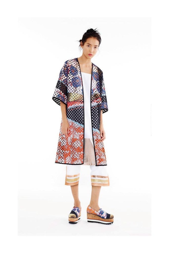 Pattern Jacket New York Fashion Week Spring Summer 2015