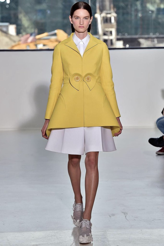 Mustard tailored Blazer classic chic