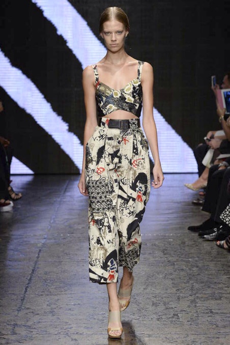 Pattern Dress New York Fashion Week Spring Summer 2015
