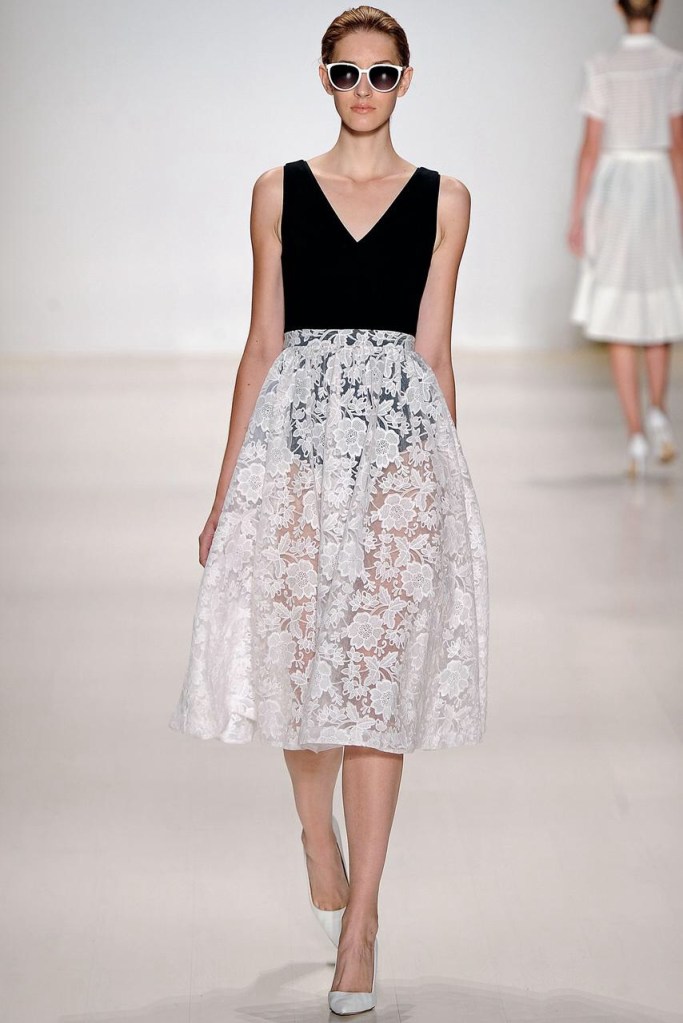 White tul skirt Spring Summer 2015