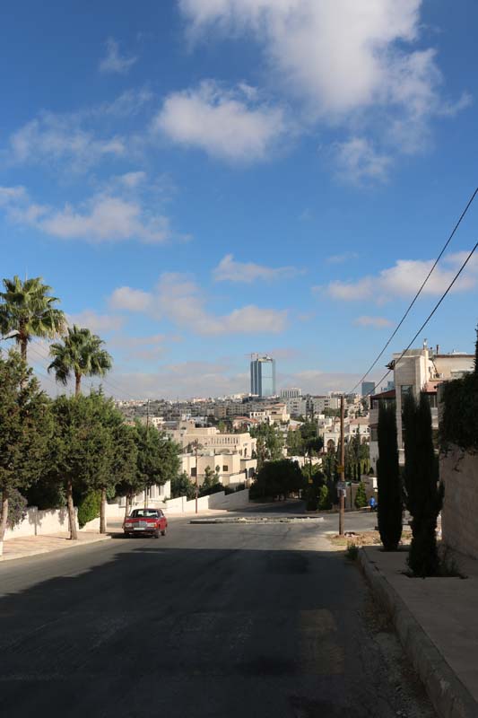Blue skies Amman Jordan