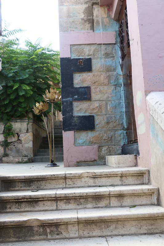 Beautiful urban entrance