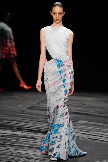 Pattern Dress New York Fashion Week Spring Summer 2015