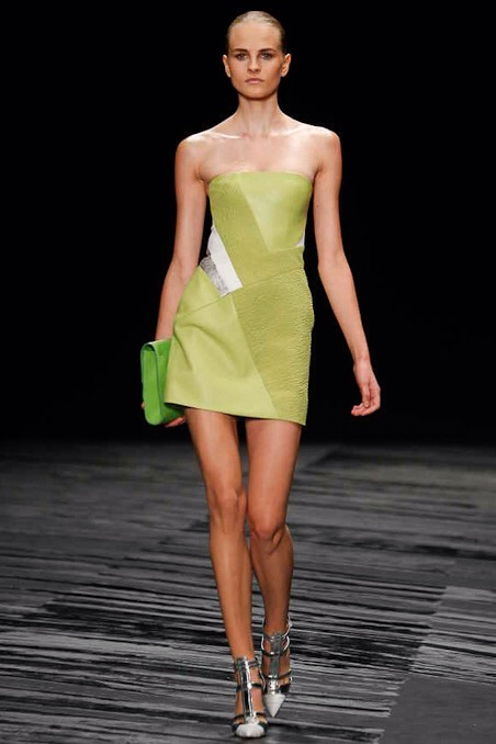 Lime dress Spring Summer 2015