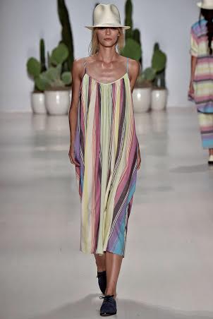 Pattern Dress New York Fashion Week Spring Summer 2015