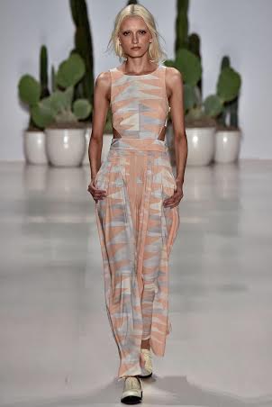 Pattern Dress New York Fashion Week Spring Summer 2015