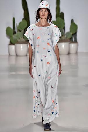 Pattern Dress New York Fashion Week Spring Summer 2015