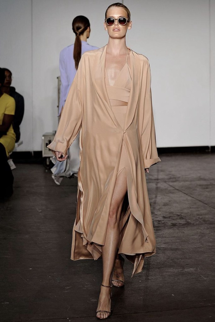 beige dress Spring Summer 2015