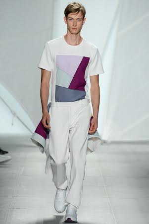 Pattern Tshirt New York Fashion Week Spring Summer 2015