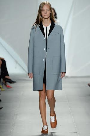 grey coat classic chic spring summer 2015