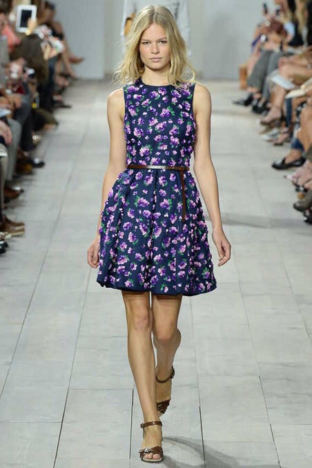 Pattern Dress New York Fashion Week Spring Summer 2015