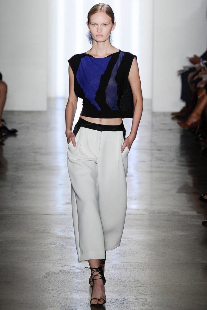 Pattern top New York Fashion Week Spring Summer 2015