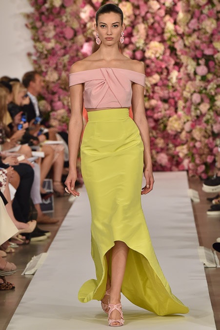 Yellow skirt Spring Summer 2015
