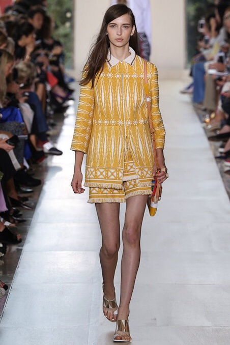 Pattern top New York Fashion Week Spring Summer 2015