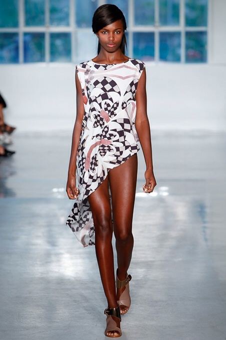 Pattern Dress New York Fashion Week Spring Summer 2015