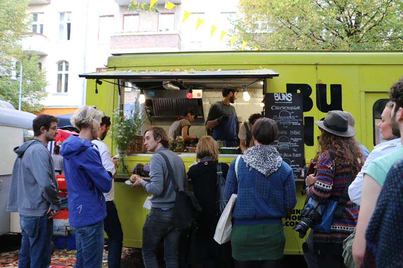 Kreuzberg Berlin Market and festival lime Bus pop up shop