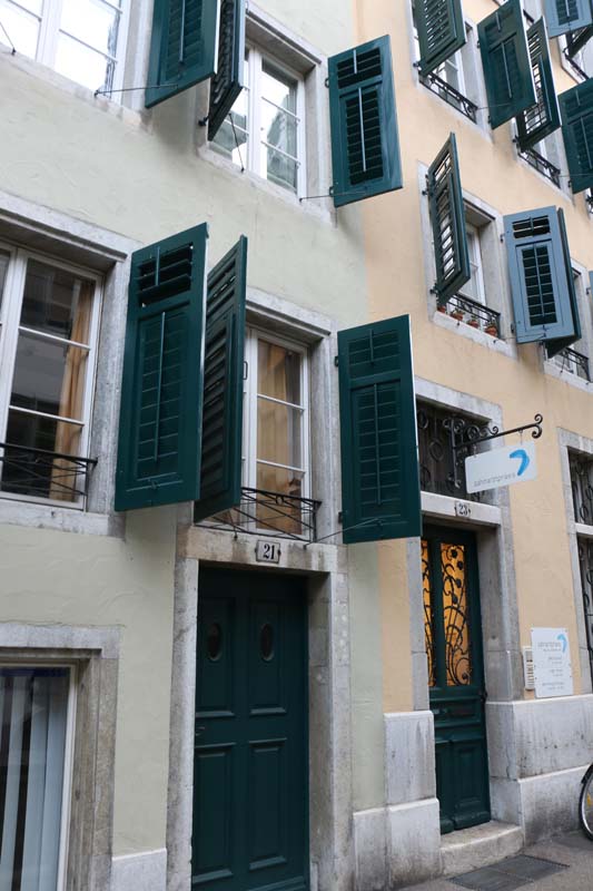 Baroque city Medieval town looks like a mosque windows