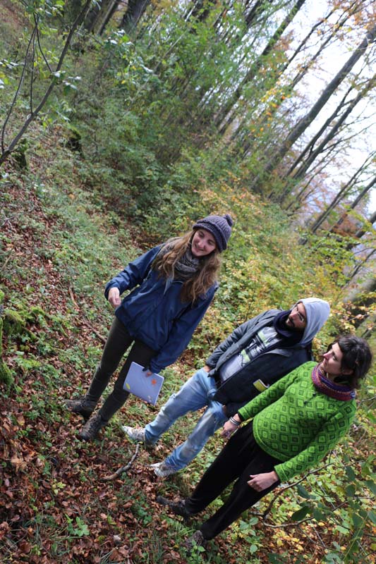Camping crew at Tannenheim Oberbalmberg, Solothurn (Switzerland)