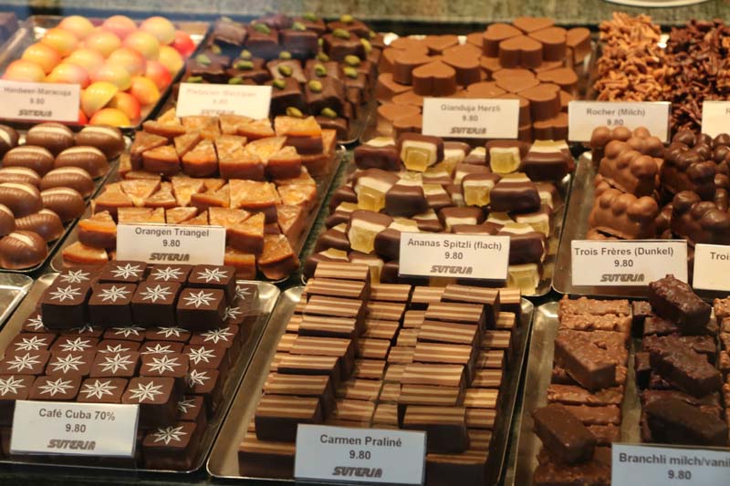 Baroque city Medieval town chocolates