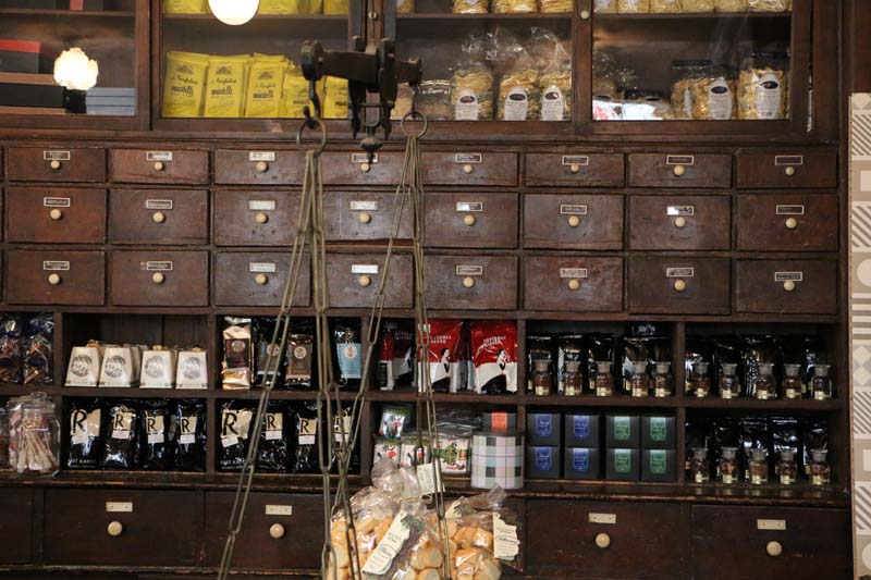 A beautiful gothic baroque italian shop