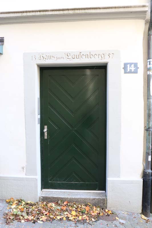 24 hours in Zurich Switzerland Green door