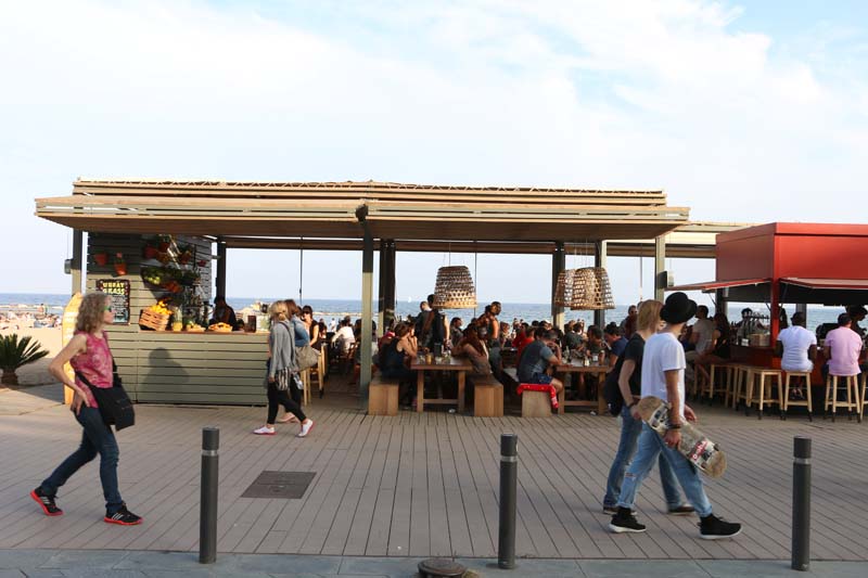 Visit the beach while in Barcelona it is a must