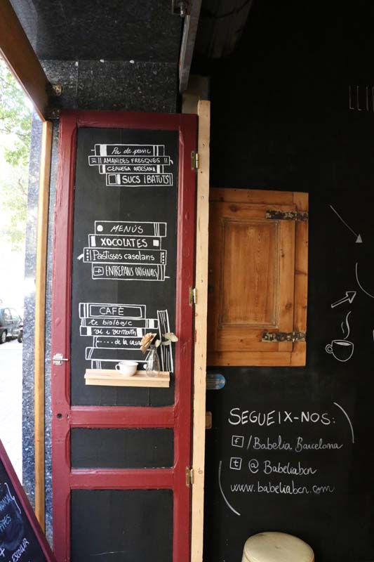 Little pretty urban indie cafes of Barcelona